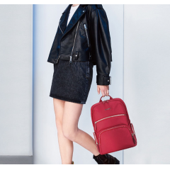 新秀丽 Samsonite 时尚双肩包-红色 96Q*00027