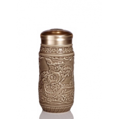 乾唐轩 乾坤在握龙随身杯 330ml (双层)