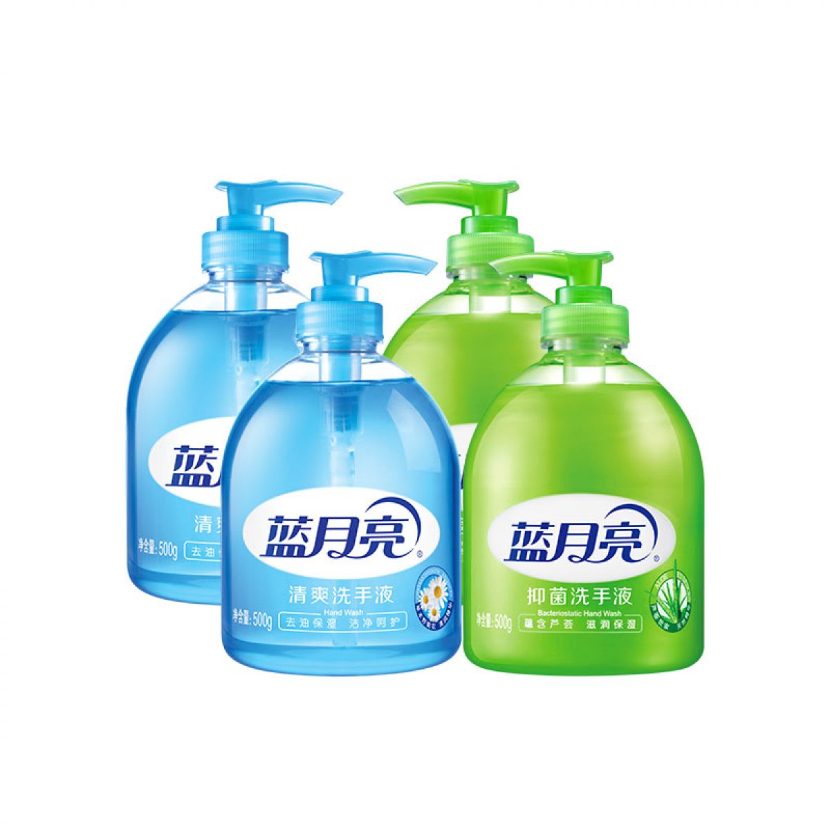 蓝月亮 81000911 芦荟洗手液500g×2+野菊花洗手液500g×2)×1