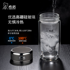 希诺 双层玻璃杯410ml XN-L606