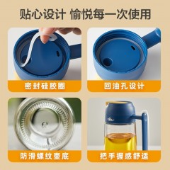 小熊（Bear）油壶 600ML CX-W0037(粉绿、深蓝双色)