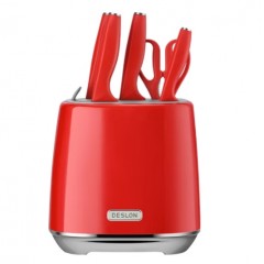 德世朗（DESLON） 奥格刀具六件套 DFS-TZ022WH-6A/DFS-TZ022RD-6A