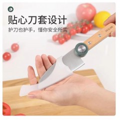 德世朗（DESLON） 沁缘榉木厨具三件套 215mm/195mm/130mm DFS-TZ820-3A-JM