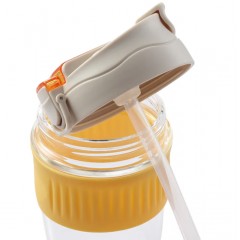 德世朗（DESLON） 双饮随手玻璃杯 420mL DSYB-420YE