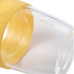 德世朗（DESLON） 双饮随手玻璃杯 420mL DSYB-420YE