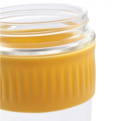 德世朗（DESLON） 双饮随手玻璃杯 420mL DSYB-420YE