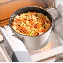 德世朗（DESLON） 云璟系列珐琅汤锅 24cm DP908-C24