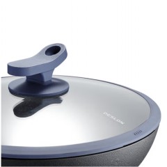 德世朗（DESLON） 蓝鲨pro系列不粘炒锅 30cm DP907-W30