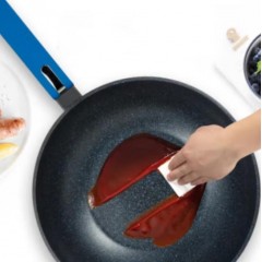 德世朗（DESLON） 蓝鲨不粘煎锅 28cm DFS-J116