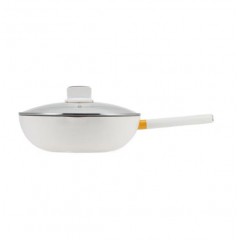 德世朗（DESLON） 银月麦饭石不粘锅三件套 DFS-TZ952B