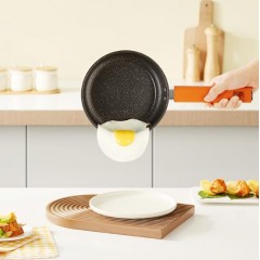 德世朗（DESLON） 锦“橙”精铁不粘辅食锅两件套 DFS-TZ936D