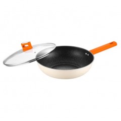 德世朗（DESLON） 锦“橙”精铁不粘锅三件套 DFS-TZ936B