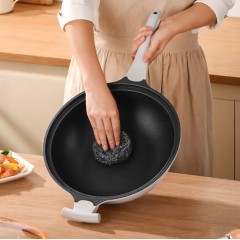 德世朗（DESLON） 熔“钛”耐磨不粘微压炒锅 32cm DFS-C910