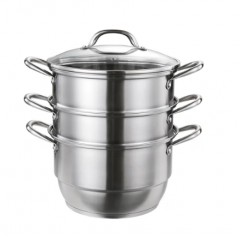 德世朗（DESLON） 真心“蒸”意 三层多用蒸锅 28cm DFS-Z036B