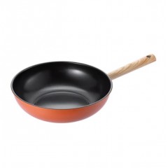 德世朗（DESLON） 鸿运0氟陶瓷不粘两件套 30cm炒锅+硅胶铲 DFS-TZ939-2A