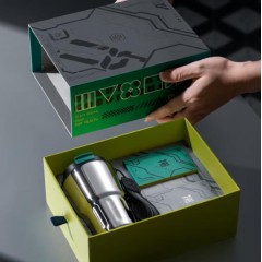 博堡 咖啡杯掼蛋套装 随行掼蛋套装A 400mL BSX-TZ009A