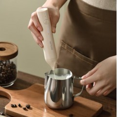 德世朗（DESLON） 咖啡套装 电陶炉 磨豆机 奶泡机 摩卡壶 DDQ-TZ02