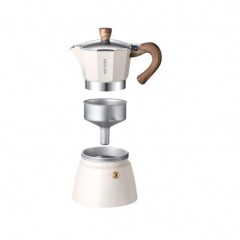 德世朗（DESLON） 咖啡套装 电陶炉 磨豆机 奶泡机 摩卡壶 DDQ-TZ02