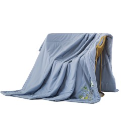 内野 云水蓝蕲艾草养生被 360g 150×200cm HU-HY01B20-A