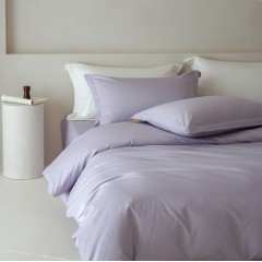 博洋家纺 A类全棉四件套-暮烟柔紫  （被套：200*230cm  床单：230*240cm  枕套*2：48*74cm）