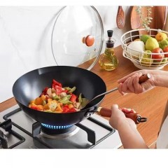 康宁 精铁系列零涂层炒锅 32cm/4.6L WK-GJ32J134C-JY/KZ