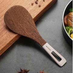 美厨 鸡翅木烤漆防滑手柄饭勺 23*8cm MCPJ1702