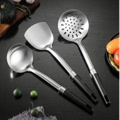 美厨 尚厨系列304不锈钢炒铲汤勺2件套 MCCU8060