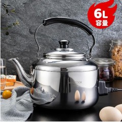 美厨经典系列304不锈钢电水壶6L TB-Z26