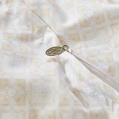 富安娜 抗菌磨毛四件套-半城烟雨 被套203*229cm 2.5kg