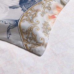 富安娜 纯棉四件套-锦绣流莲 被套203*229cm 2.5KG