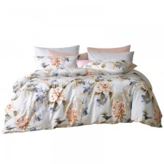 富安娜 纯棉四件套-锦绣流莲 被套203*229cm 2.5KG