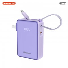 纽曼 10000毫安AC直插快充带线移动电源 AC131