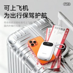 纽曼 10000毫安自带线快充数显移动电源 P58