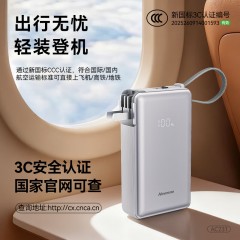 纽曼 20000毫安AC直插快充带线移动电源 AC231