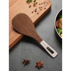 美厨 鸡翅木烤漆防滑手柄饭勺 23*8cm MCPJ1702