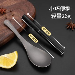 美厨 纯钛汤勺大号16*4.5cm MCCU1627