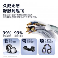 纽曼 夹耳式OWS蓝牙Ai翻译耳机 S7