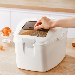 美厨推拉盖防潮电饭煲米箱11kg装 MCX9141