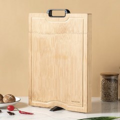 美厨双面整竹可立砧板中号 40.5*30cm MCPJ4339