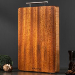 美厨家用方形整木双面可以用黑金檀木砧板40*27*2.5 MCPJ4024