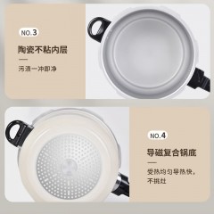 双喜鸿运炫彩压力锅26cm CY-26LFLPT08E