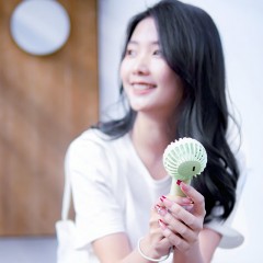 BACHJOHANN巴赫约翰 迷你户外手拿随身便携式可充电大风力小电扇DC03