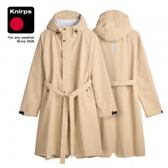 knirps 全身防暴雨外套女一体雨衣户外风衣日系雨衣 长款风雨衣