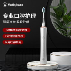 西屋（Westinghouse）声波电动牙刷家用充电式软毛牙刷 WT0301