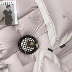 Z.M.N.(法国啄木鸟) 100支纯棉绣花四件套-贝卡姆公爵咖ZMT-0090
