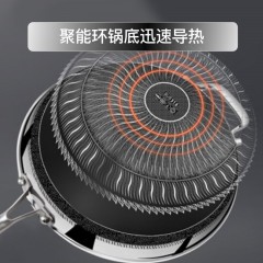 BACHJOHANN巴赫约翰 316双面花蜂窝不粘锅（旗舰版）BH-G01