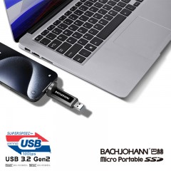 BACHJOHANN巴赫约翰 双接口移动固态存储器U盘 FD-01(512G)