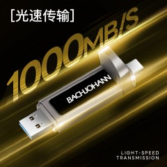 BACHJOHANN巴赫约翰 双接口移动固态存储器U盘 FD-01(1TB)