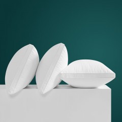 六十知棉 全棉星级酒店羽丝绒立体枕 单只中枕1000g
