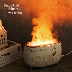 大英博物馆 盖亚·安德森猫系列白金款火焰香薰加湿器 1003013